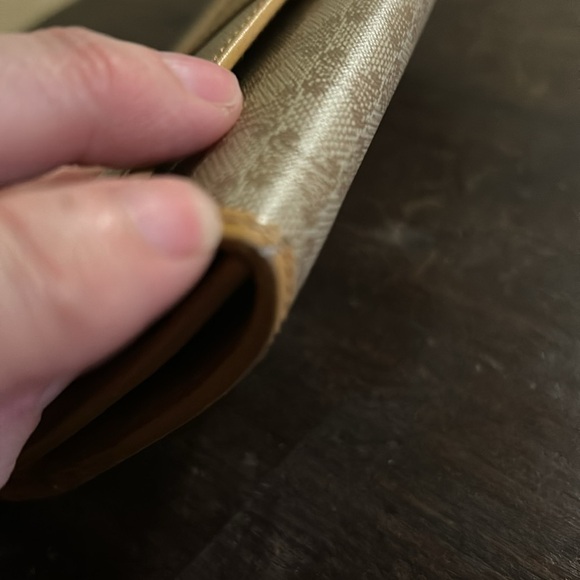 Authentic CELINE Kisslock vintage wallet Macadam Beige - Picture 15 of 16